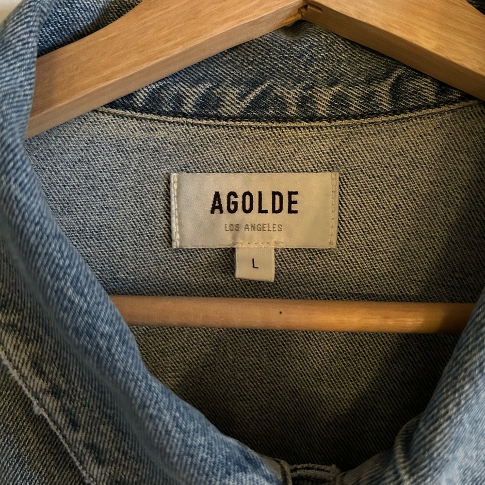 Agolde Shrunken Charli Denim Jacket - Picture 8 of 10